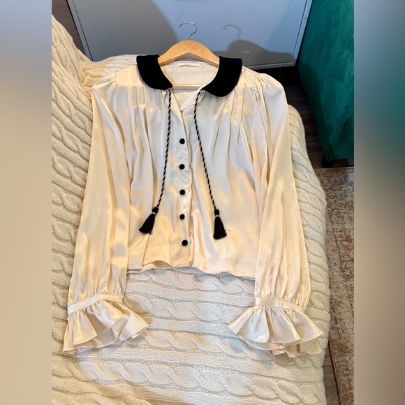 DOEN SIMONE TOP IN MOTHER OF PEARL, brand new without tags, never worn, No flaws - Picture 13 of 16